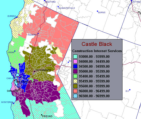 California Map With Zip Codes